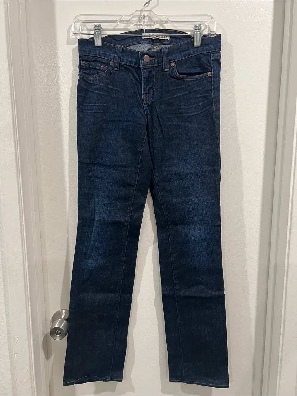 J Brand Deep Indigo cigarette-Leg Jeans low rise size 26